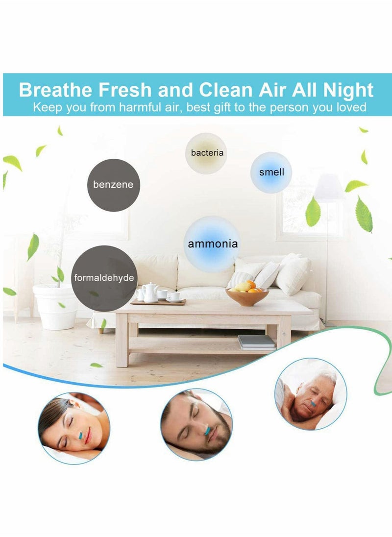 Excefore - Automatic Anti Snoring Devices & Air Purifier Filter, Snoring Solution, Sleeping Breath Aids, Nasal Dilator Nose Vents Plugs - Image 1