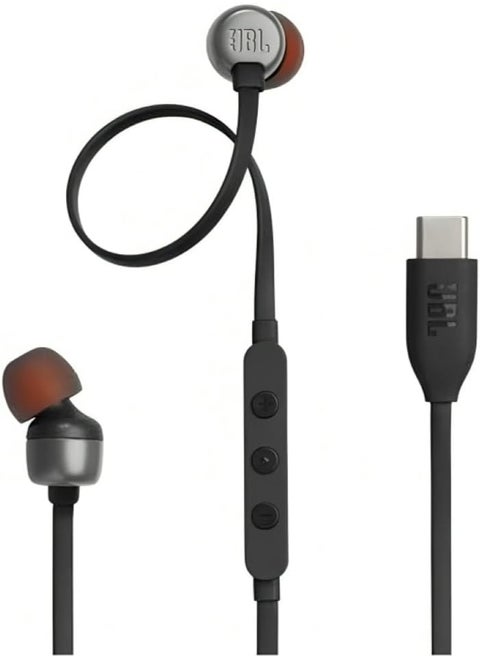 JBL Tune 310 Wired In-Ear Headphones | Type-C | Hi-Res Audio | Deep Bass | Noise Isolation | For Android & USB-C Devices