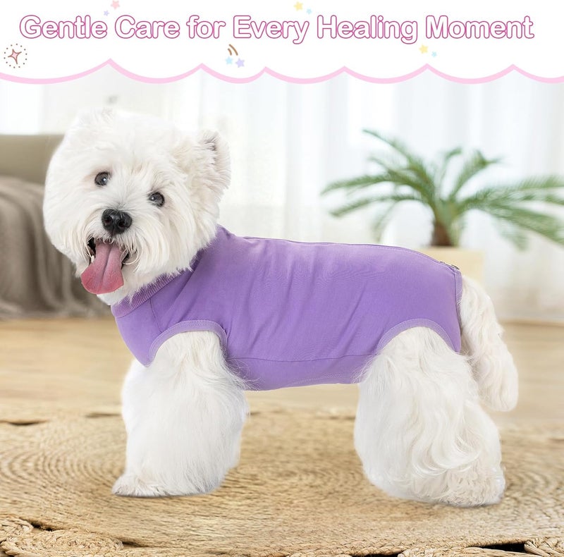 Coppthinktu Dog Surgery Recovery Suit for Dogs After Surgery Female, Dog Onesie Neuter Puppy Spay Shirts, Post-Op Bodysuit Pajamas Anti Licking Abdominal Wounds Cone Alternative - Image 2