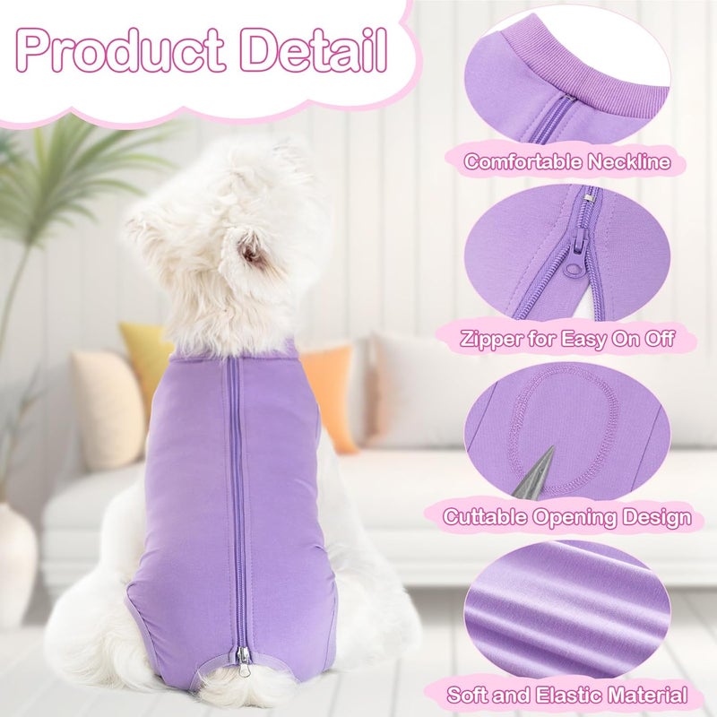 Coppthinktu Dog Surgery Recovery Suit for Dogs After Surgery Female, Dog Onesie Neuter Puppy Spay Shirts, Post-Op Bodysuit Pajamas Anti Licking Abdominal Wounds Cone Alternative - Image 3