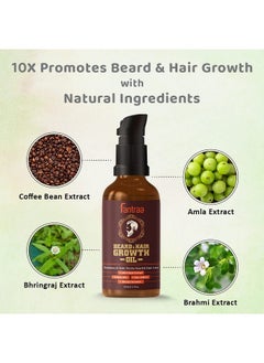 Fantraa Beard And Hair Growth Oil - For Faster Growing And Good Looking Thicker Beard | Patchy And Uneven Beard | Natural Ingredients Only | No Harmful Chemicals | Non Sticky (50Ml)  - Image 4