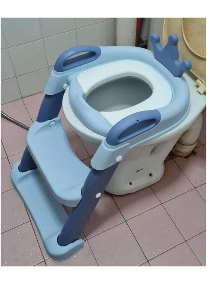Generic - Baby Club Toilet Training Seat with Adjustable Step Ladder for Toddlers - Image 1