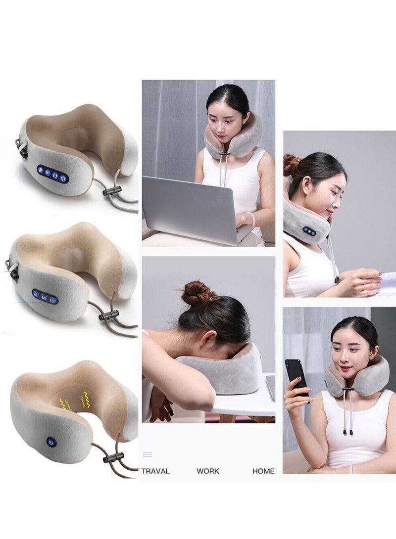 إلترازون Electric Neck Massager U-shaped Pillow Portable Shoulder Cervical Massager - Image 3