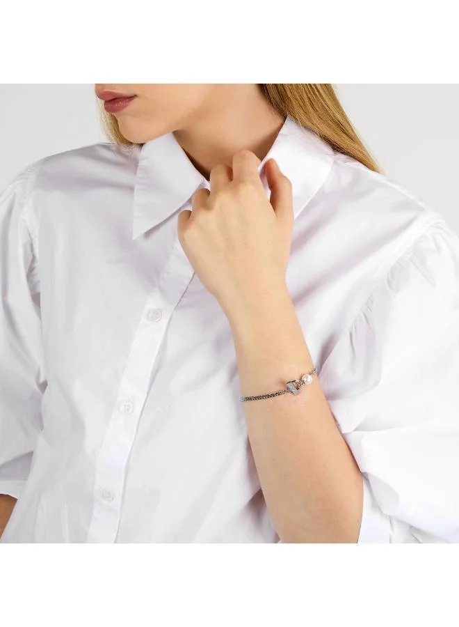 Karl Lagerfeld  Klayr07 Pearl Bracelet  | Best Price UAE