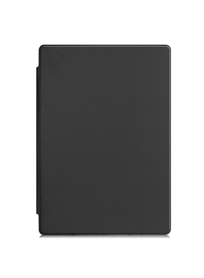NIBEMINENT Protective Flip Case Cover With Wallet Card Slot For Microsoft Surface Pro 4 / 5 6 Black  - Image 1