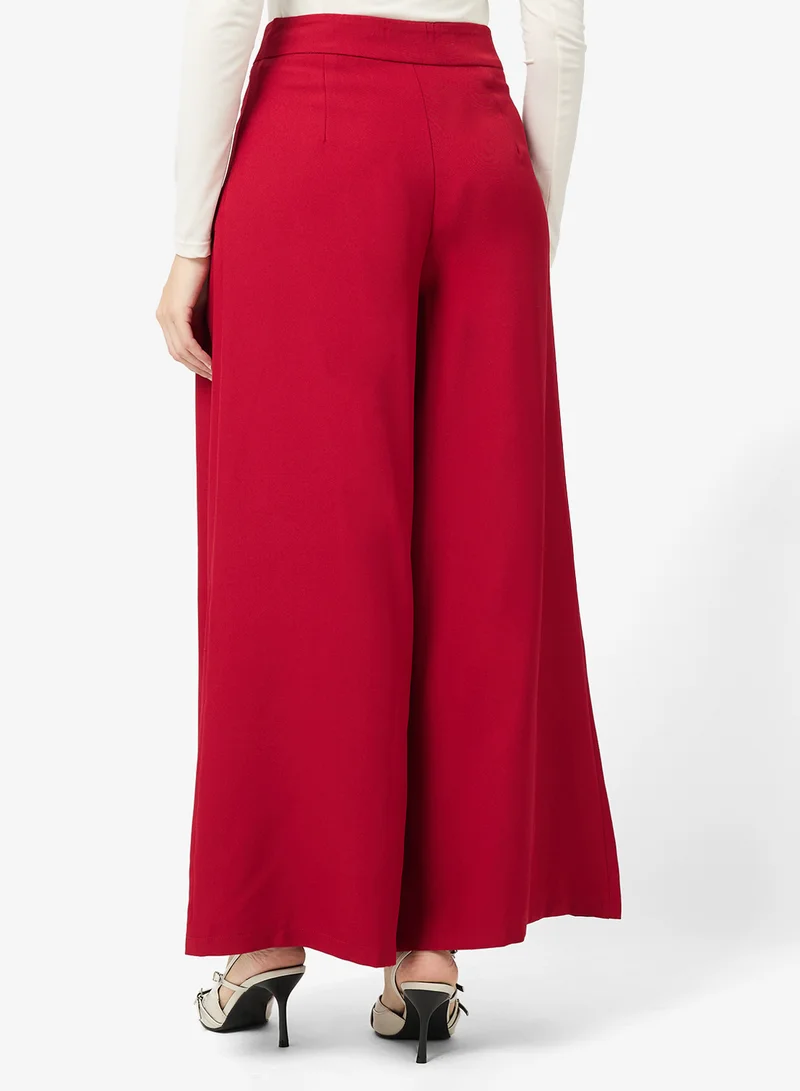 ELLA High Waist Trouser With Pleats