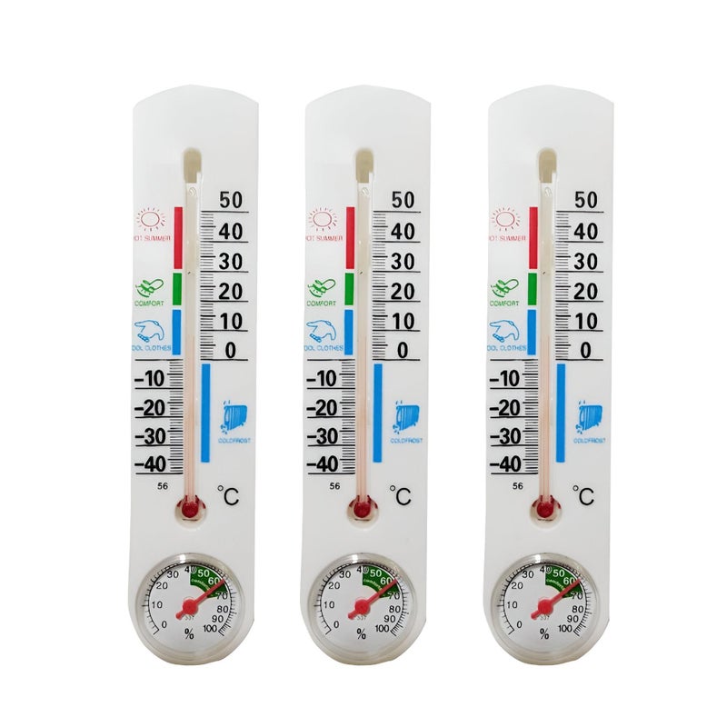 Generic High Accuracy Room Thermometer - Reliable Indoor/Outdoor Temperature Meter for Home, Office, Bathroom, Kids Room with Superior Accuracy (3 Thermometer) - Image 1
