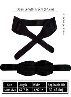 Excefore Sacroiliac Hip Belt Joint Belt for Women Hip Support Brace Belts for Pregnancy SI Joint Belt Support Sacroiliac Support Belt for Sciatica Pelvis Lumbar SI Joint Pain Relief (Regular Size)  - Image 4