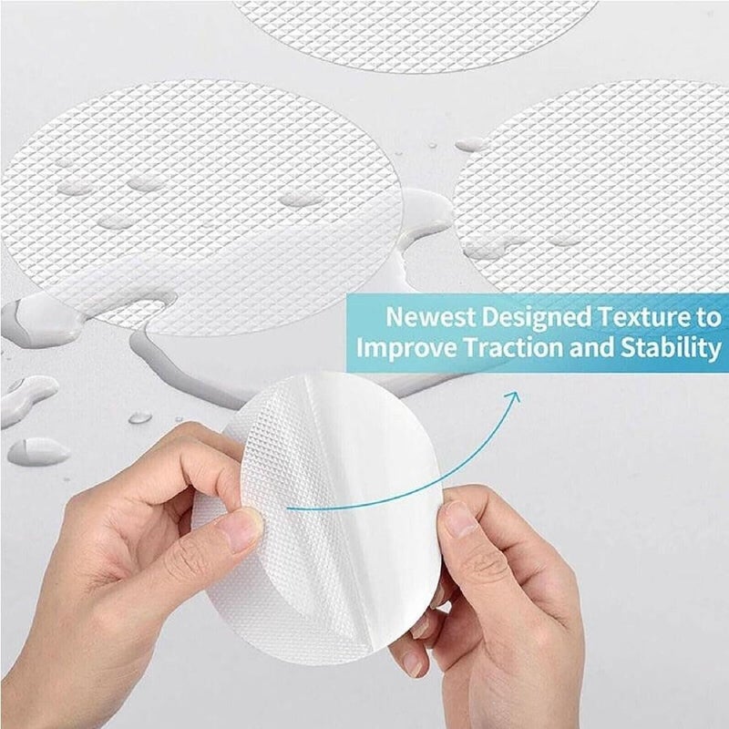 6 Piece Anti-Slip Silicone Safety Strips for Bathroom Shower Bathtub and Kitchen Adhesive Non-Skid Grip Pads for Wet Floors and Surfaces Set - Image 2