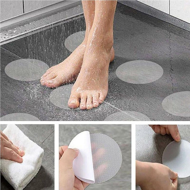 6 Piece Anti-Slip Silicone Safety Strips for Bathroom Shower Bathtub and Kitchen Adhesive Non-Skid Grip Pads for Wet Floors and Surfaces Set - Image 4