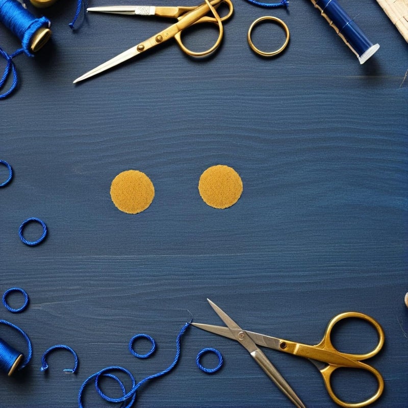 Artibetter 50pcs Yellow Fabric Covered Coat Buttons 15mm Round Woolen Buttons for Sewing Women’s Jackets Hats and DIY Craft Projects - Image 5