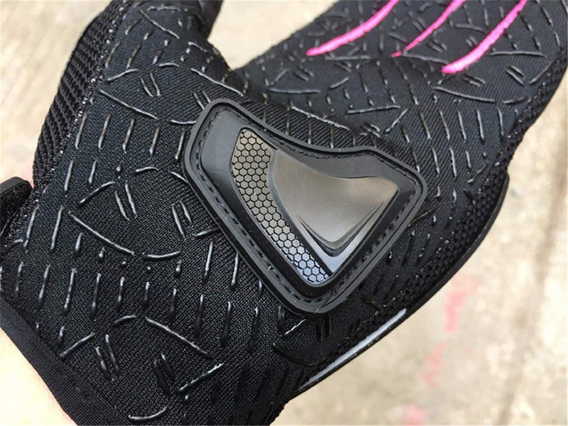 Scoyco Woman Motorcycle Gloves Touch Screen Armor Breathable Female Glove Anti-Skid MBX/MTB/ATV Sport Pink Dirt Bike Gloves (Pink, M) - Image 5