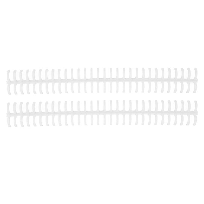 Plastic Binding Spines 13mm Inner Diameter Durable Sturdy - High-gloss Wear-resistant Smooth Page Turning Repeated Use Spines for Office School Home Students Teachers Individuals - Image 3