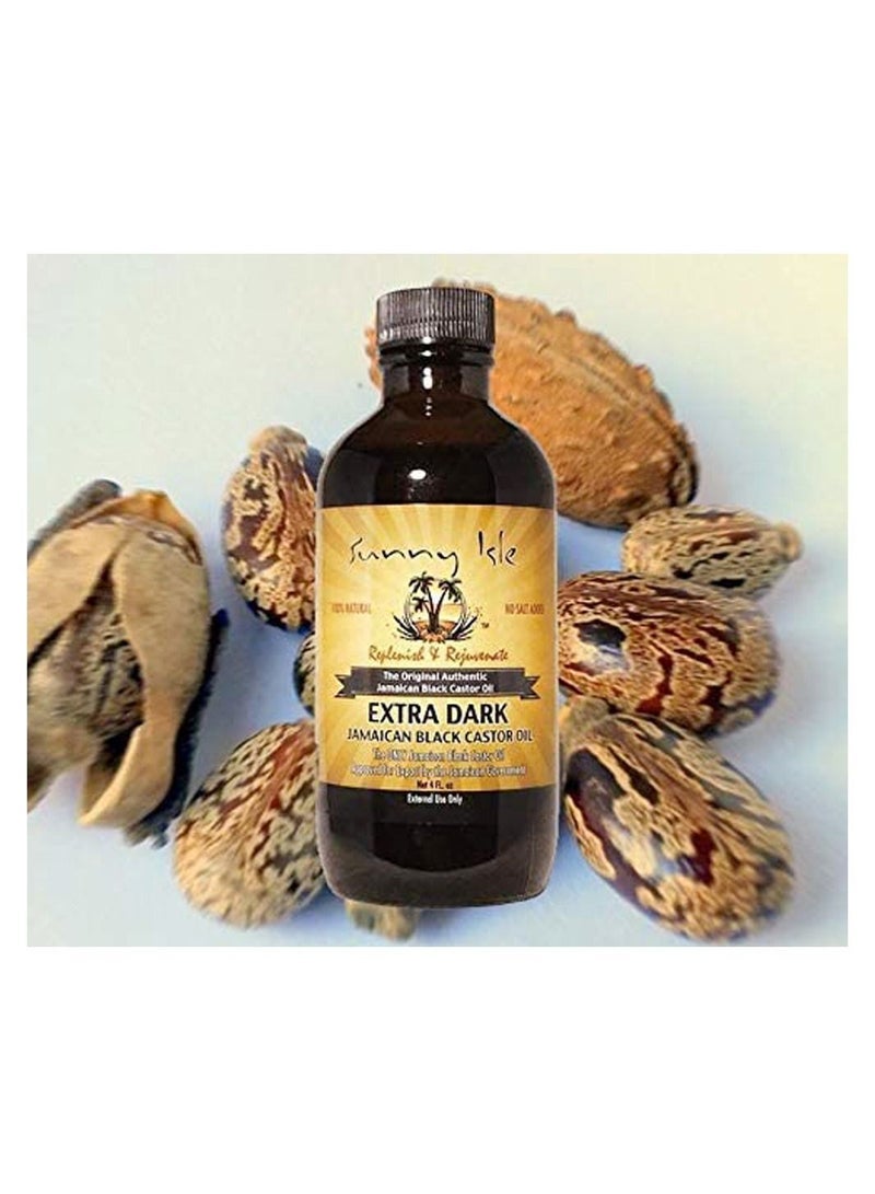 صاني آيل زيت الخروع الجامايكي مع أسود غامق إضافي 4 أونصات - Image 3