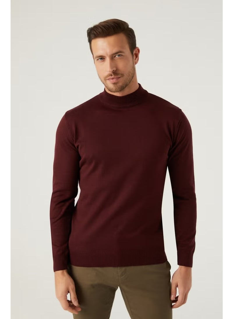 D'S DAMAT سويت شيرت محبوك بربري قطن مخلوط بقصة عادية بياقة نصفية 5HF06ORT16275 - Image 2