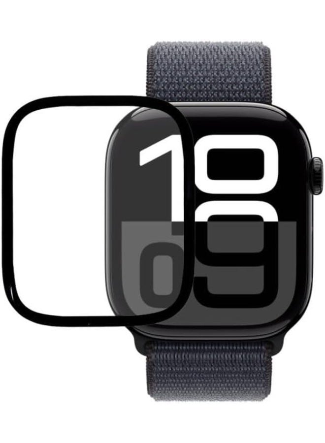 حامي شاشة لساعة Apple Watch مقاس 42 مم سلسلة 10 - أسود - Image 1