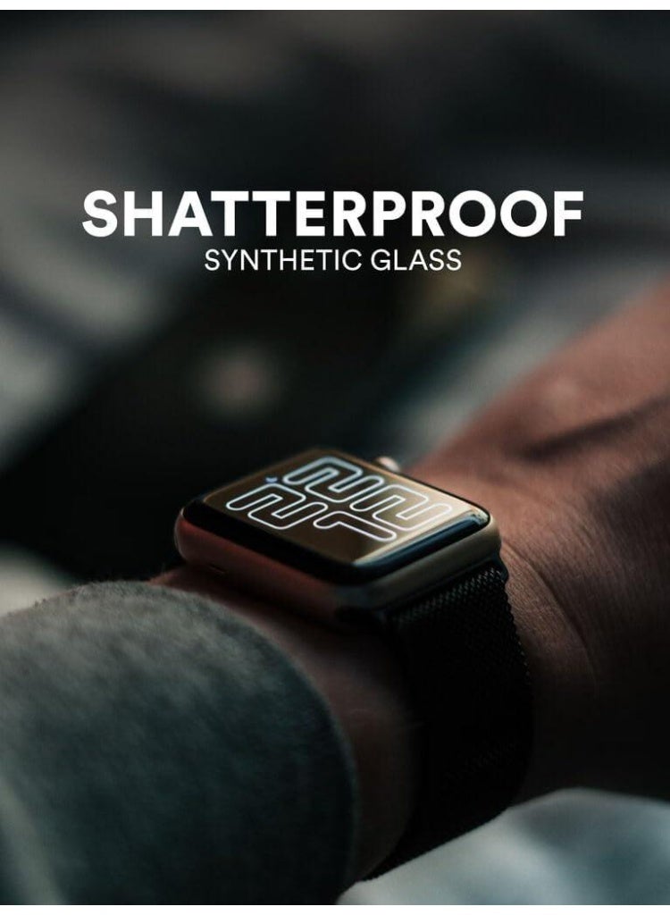 حامي شاشة لساعة Apple Watch مقاس 42 مم سلسلة 10 - أسود - Image 2