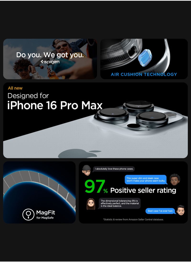 Spigen Ultra Hybrid MagFit for iPhone 16 Pro Max Case Cover with MagSafe (2024) - Graphite  - Image 2