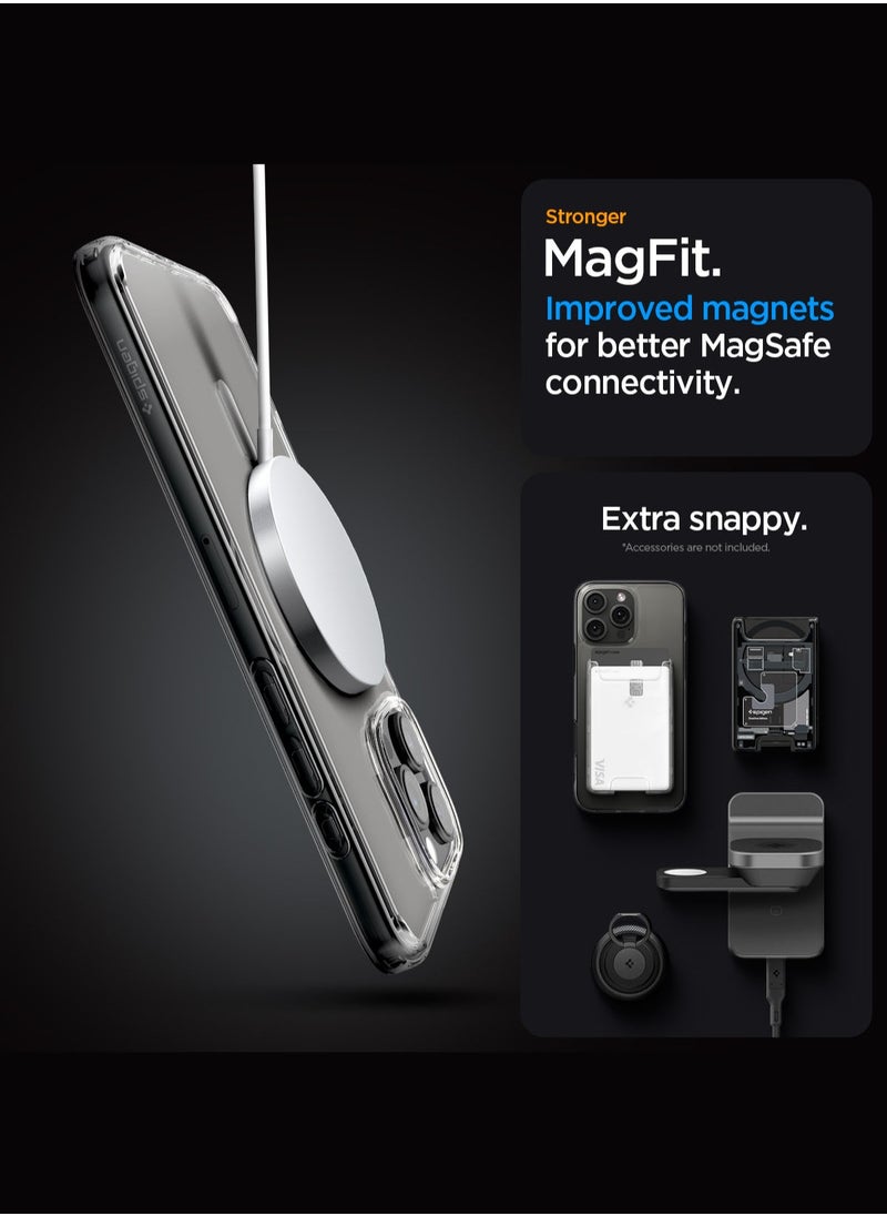 Spigen Ultra Hybrid MagFit for iPhone 16 Pro Max Case Cover with MagSafe (2024) - Graphite  - Image 4