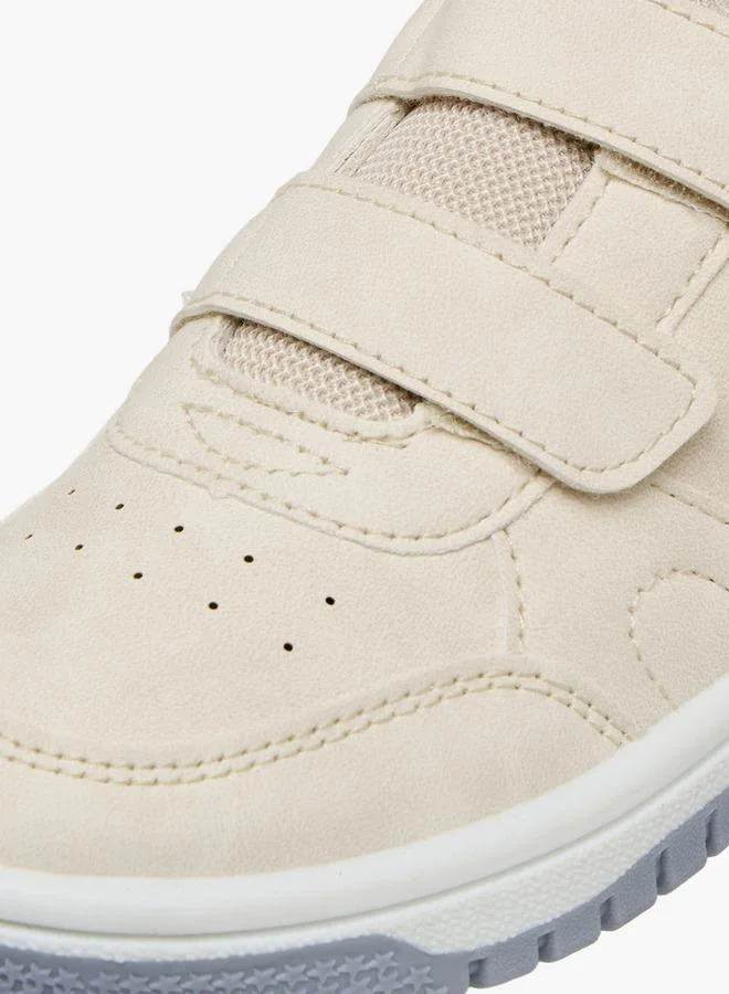 LBL by Shoexpress WHITE Boys Hook & Loop Ankle Sneakers for Men | Best Price UAE