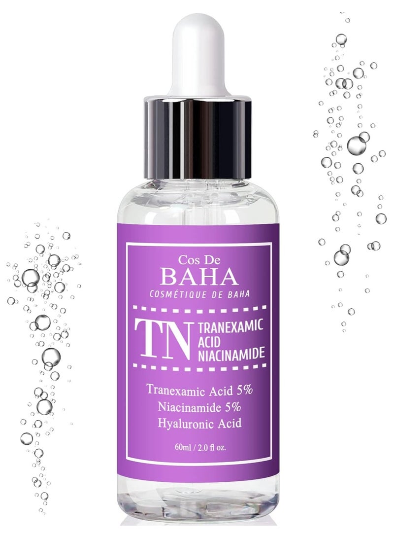 Cos De BAHA Cos De BAHA Tranexamic Acid 5% Serum with Niacinamide 5% for Face/Neck - Helps to Reduce the Look of Hyper-Pigmentation, Discoloration, Dark Spots, Remover Melasma, 2 Fl Oz  - Image 3
