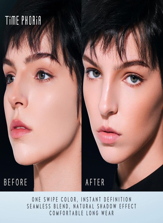 TIMEPHORIA ECLIPSE SPARK 2 in 1 Face Contour Sticks, Blendable, Non-greasy, Long-lasting Cream Face Contouring Pen, Lightweight Finish Makeup, Buildable Coverage, Easy Application (03 SOLAR) - Image 2