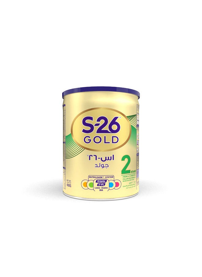 S26 Gold Baby Formula Stage 2 6-12M- 400 grams 