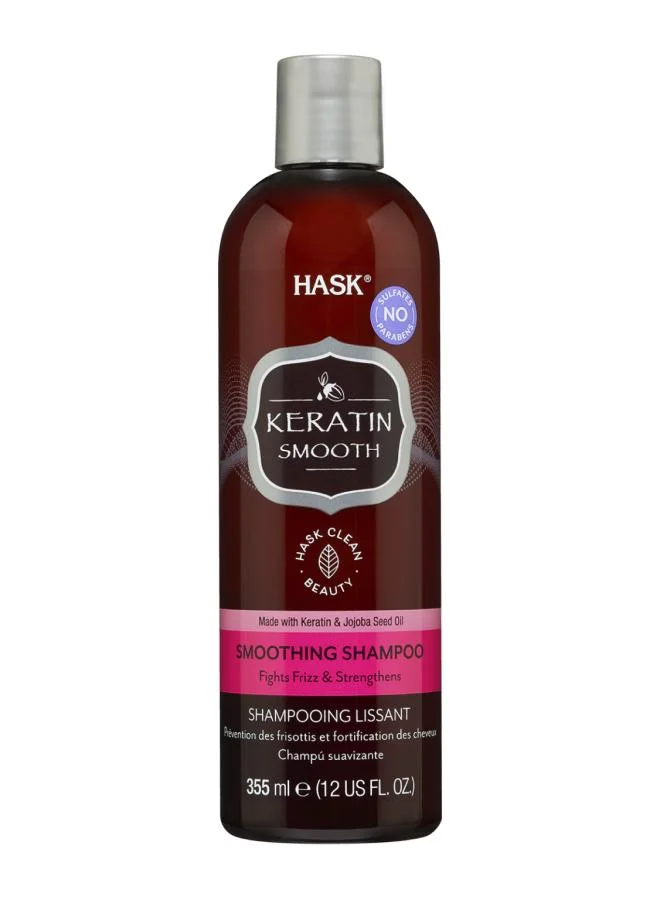 HASK Hask Keratin Protein Smoothing Shampoo,355ml
