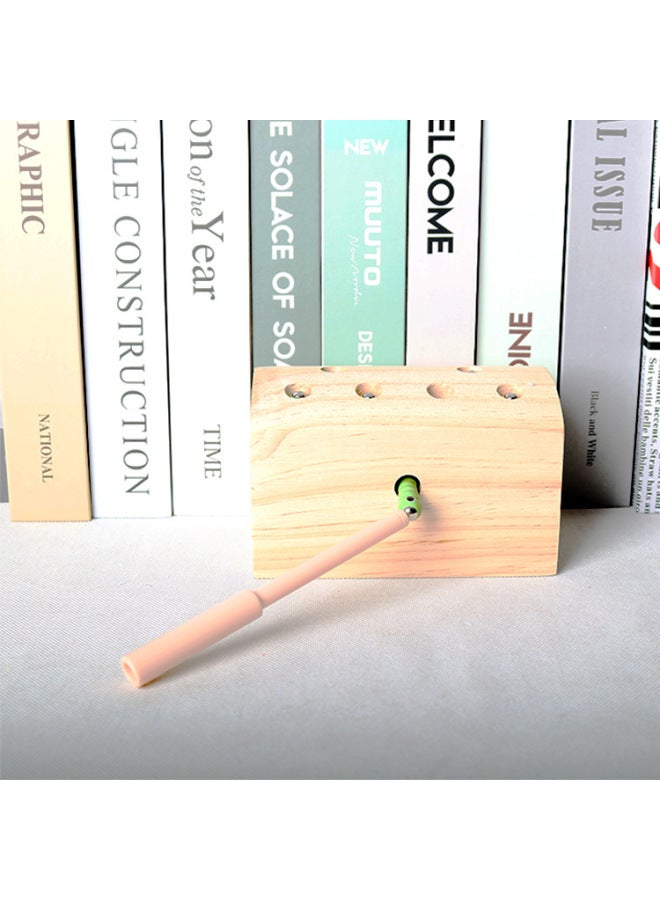 Montessori Teaching Aids Children's Multifunctional Toy Fishing Magnetic Catch Bug Game Caterpillar Early Education Educational Baby-Color:Bug Game (Log Color)  - Image 5