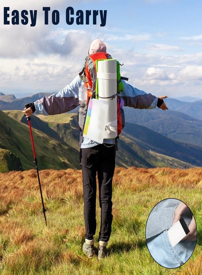 Abnaok 47PCS Protein Powder Travel Container Set,Reusable Powder Supplement Container with 21PCS Single Dose Powder Bags，Zip Up Bags，Funnels, Spoons and Sheet Labels, Spring Buckle，Zipper Rings - Image 4