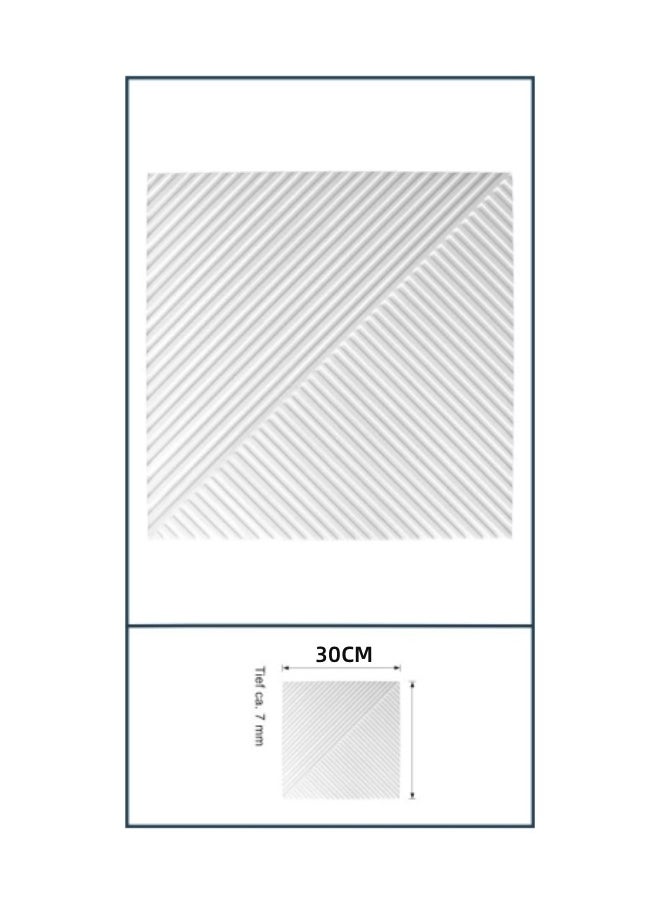 HXDream - 12 PCS 3D Wall Panels, 3D Texture PVC Wallpaper, Diamond Design Decorative Wall Cover, Each 30x30cm, Wall Cladding, Gaming Wall Decoration - Image 1