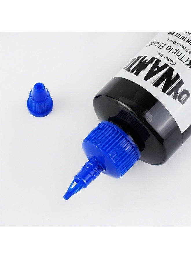 Dynamic Color Co Triple Black Premium Tattoo Ink Bottle 8oz - Image 4