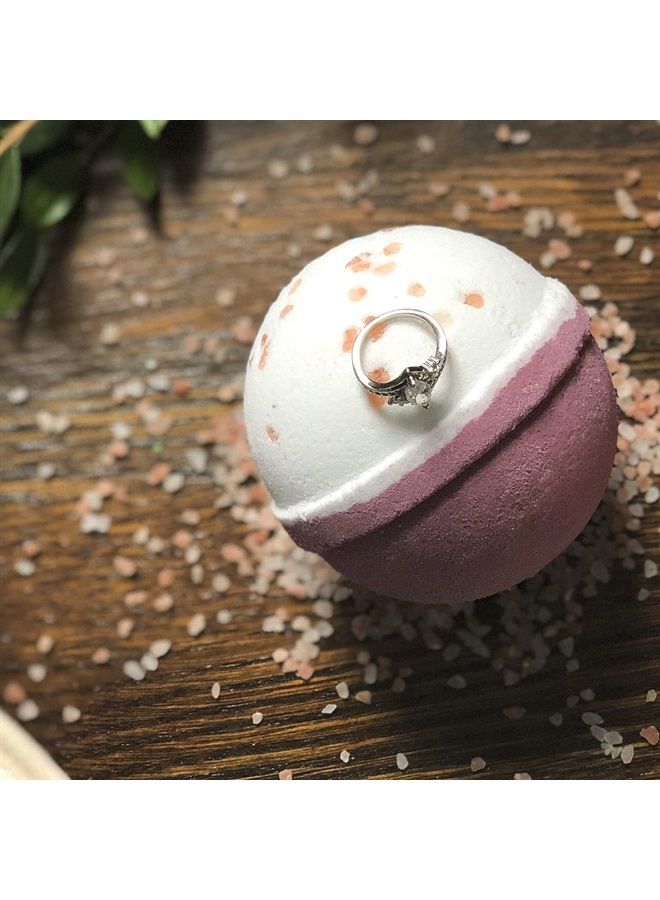 Jackpot Candles Bath Bomb with Surprise Size Ring Inside - Pink Himalayan Sea Salt Extra Large 10 oz. Bath Bombs with Jewelry - Hand Made in USA - Perfect for Spa & Bubble Bath. Great Gift for Birthday, Mothers Day - Image 3