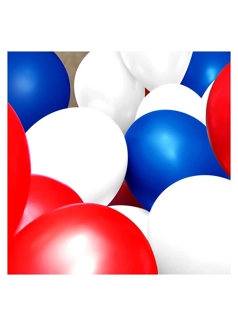 Highland 50 Piece Red White Blue Balloons for Birthday Baby Shower Wedding Gender Reveal Anniversary Party Decorations - Image 2