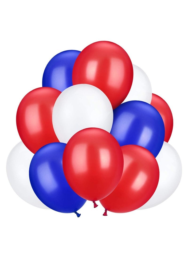 Highland 50 Piece Red White Blue Balloons for Birthday Baby Shower Wedding Gender Reveal Anniversary Party Decorations - Image 1