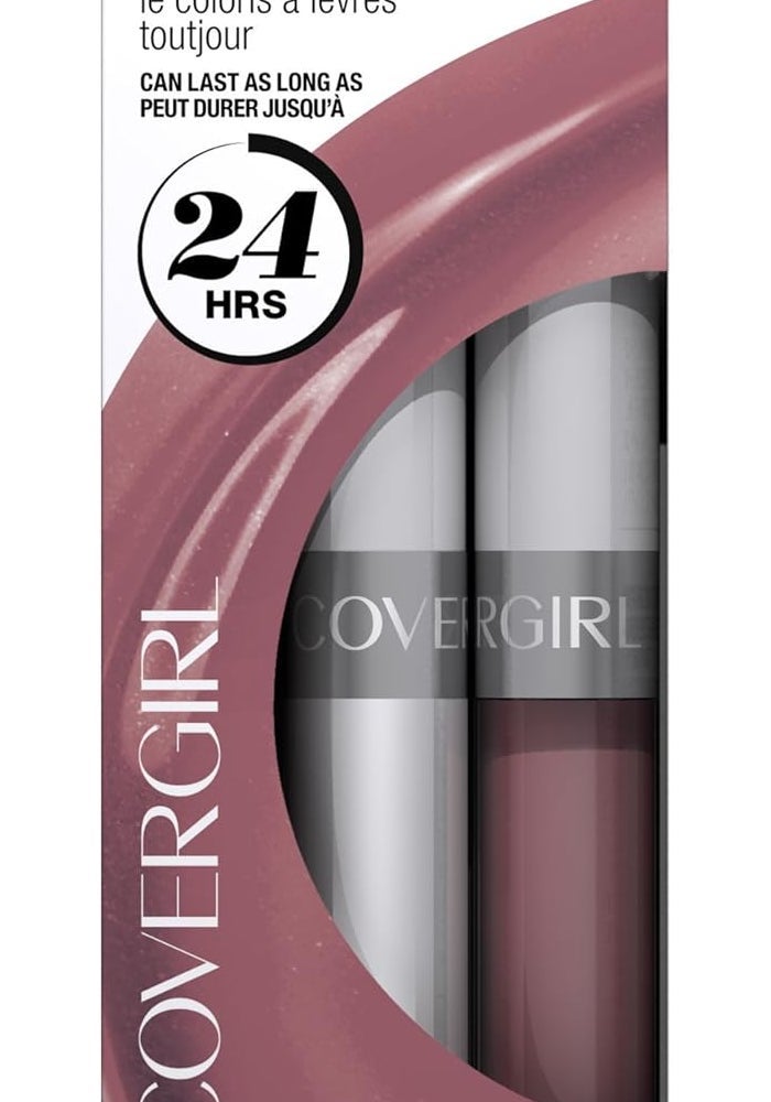 CoverGirl Outlast All Day Two Step Lipcolor in Wine To Five 538 - Long Lasting Moisturizing Lip Color - Image 1