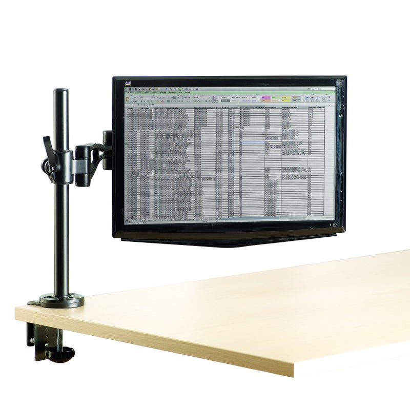 Fellowes 8041601 Professional Series Adjustable Depth Computer Monitor Stand for Desk with Single Monitor Arm, 30 Inch Monitor Capacity - Image 3