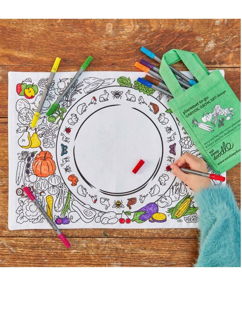 eatsleepdoodle Coloring Placement to Go, Garden Grow Eat  - Image 4