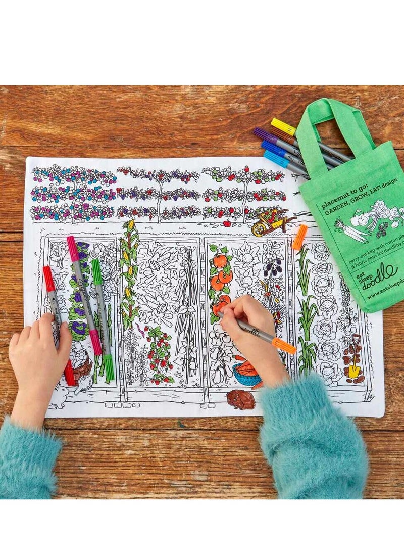 eatsleepdoodle Coloring Placement to Go, Garden Grow Eat  - Image 5