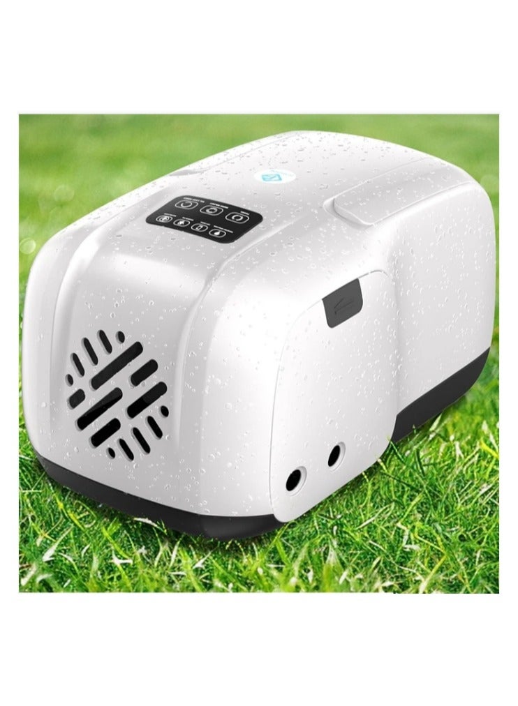 نظام الضباب عالي الضغط FG-500 وصل حديثًا، 3 مكابس 70 بار 1000 رطل/بوصة مربعة، محرك تيار مستمر 800 واط، 50-60 هرتز، قابس المملكة المتحدة 5.0 لتر/دقيقة، 80 قطعة نظام فوهات 0.20 مم، أنبوب نايلون (100 متر)، مضخة نظام ضباب عالي الضغط، نظام رش الحديقة، نظام الضباب - Image 1