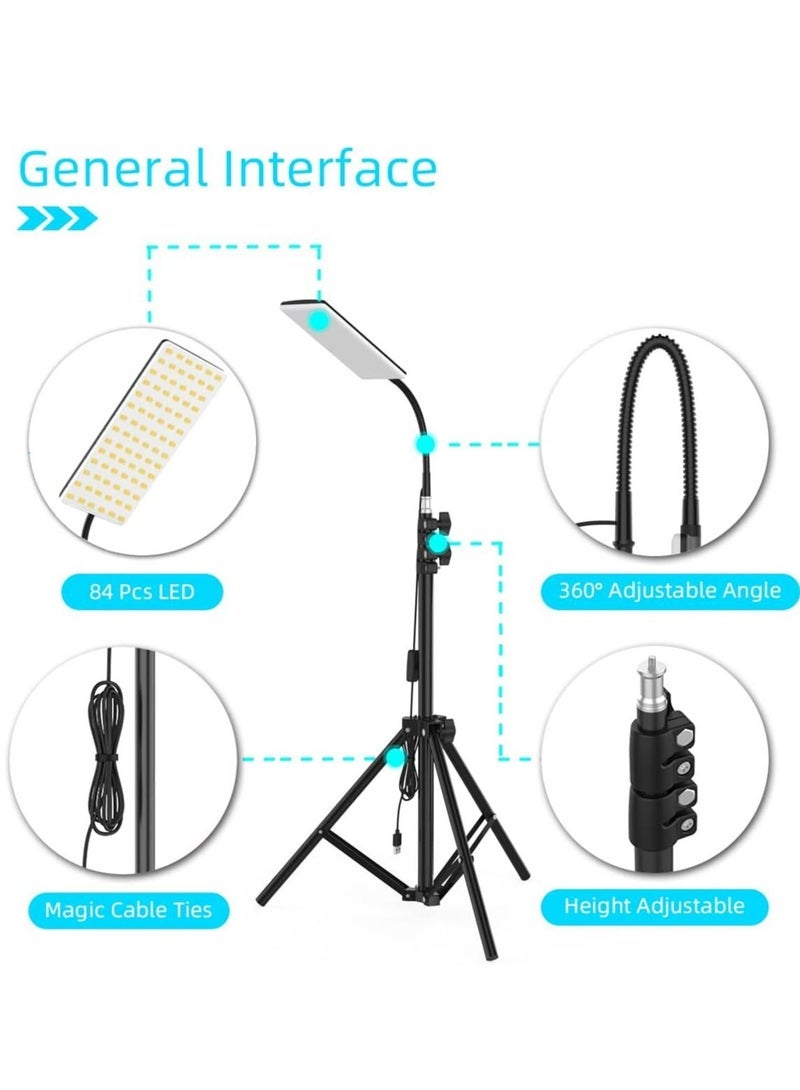 Captaintech LED Camping Light, Portable Outdoor Light with Telescopic Tripod, Powered by USB Port, Multiple Usage Outdoor Lamp for Garden, Patio, Camp, Tent, Fishing and Emergency Car Repair - Image 2