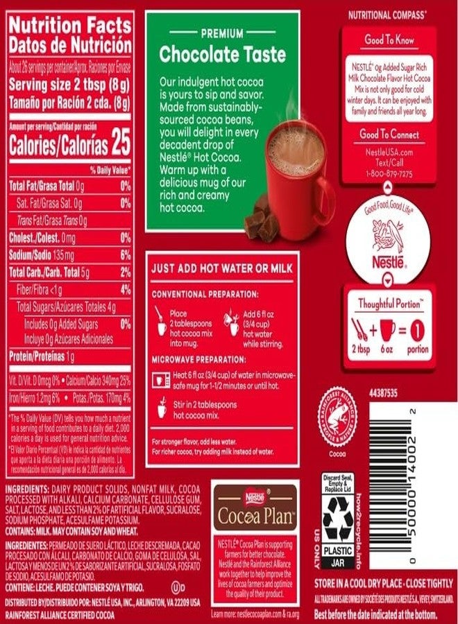 Nestle Hot Cocoa Mix, Fat Free With Calcium, 7.33 Oz - Image 3