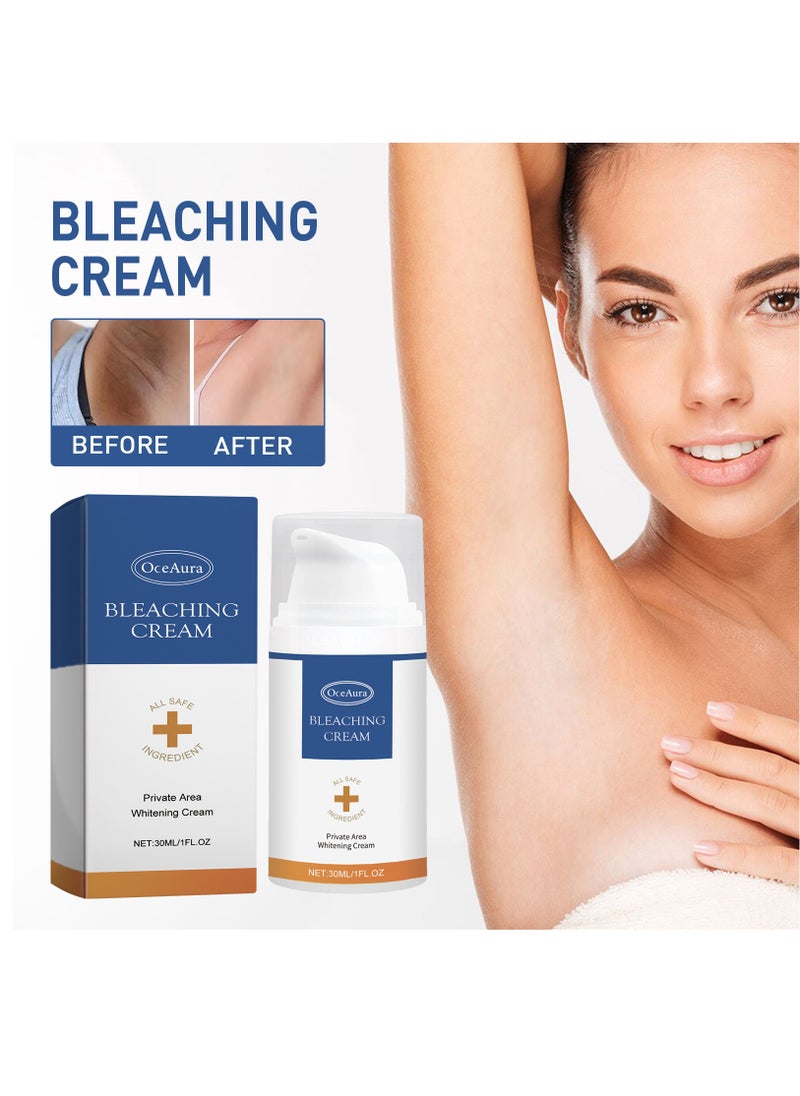 Excefore - Skin Lightening Cream Serum Skin Bleaching Cream Whitening Cream For Body Intimate Area, Private Parts, Underarm, Knees, Elbows, Inner Thigh, Bikini Areas, Bikini Line - Image 1