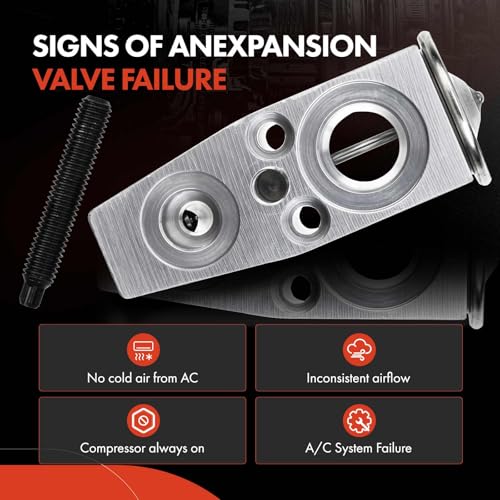 A-Premium A/C Expansion Valve Compatible with Ford Expedition Lincoln Navigator 2007-2017 3.5L 5.4L, Rear Side, 131.0 Wheel Base - Image 5