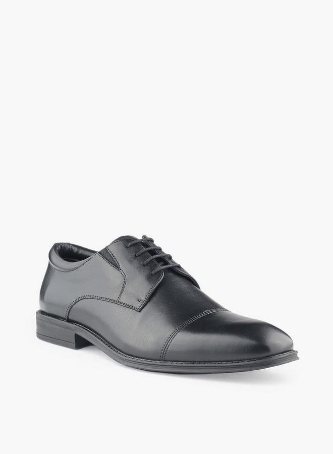 LBL by Shoexpress Men Lace-Up Leather Derby Shoes - Image 2
