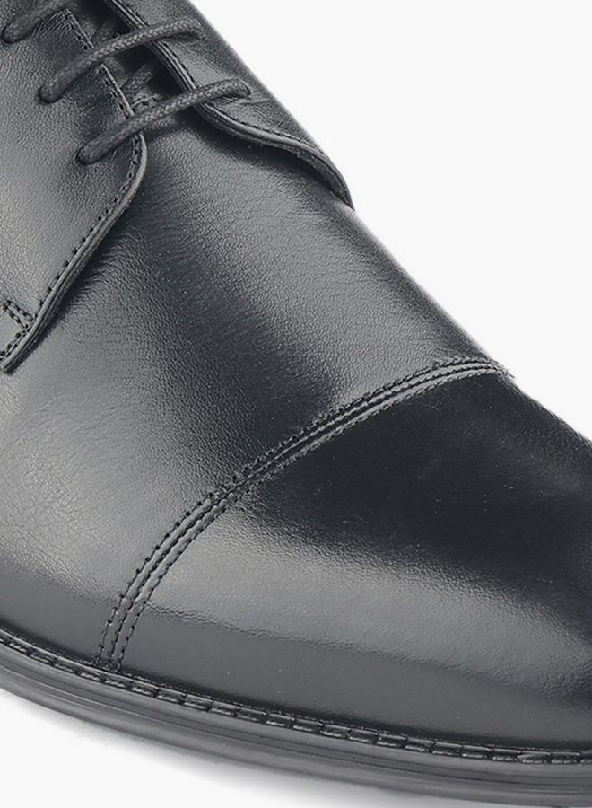 LBL by Shoexpress Men Lace-Up Leather Derby Shoes - Image 4