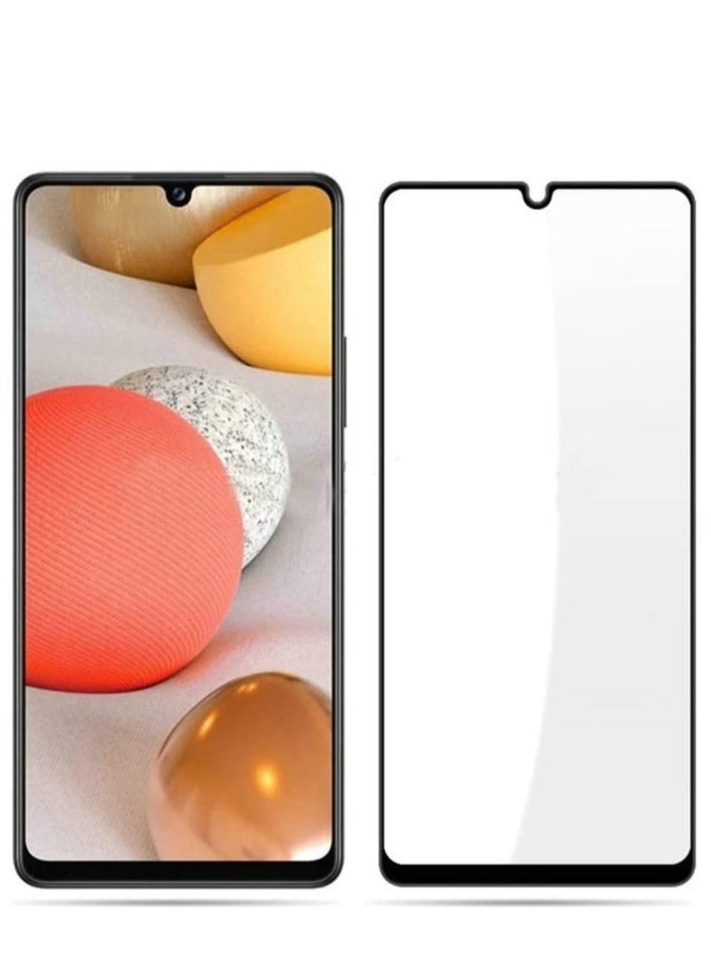 vesus Samsung Galaxy A42 5G Screen Protector Glass Full Glue Tempered Screen Guard Anti-Fingerprints - Image 1
