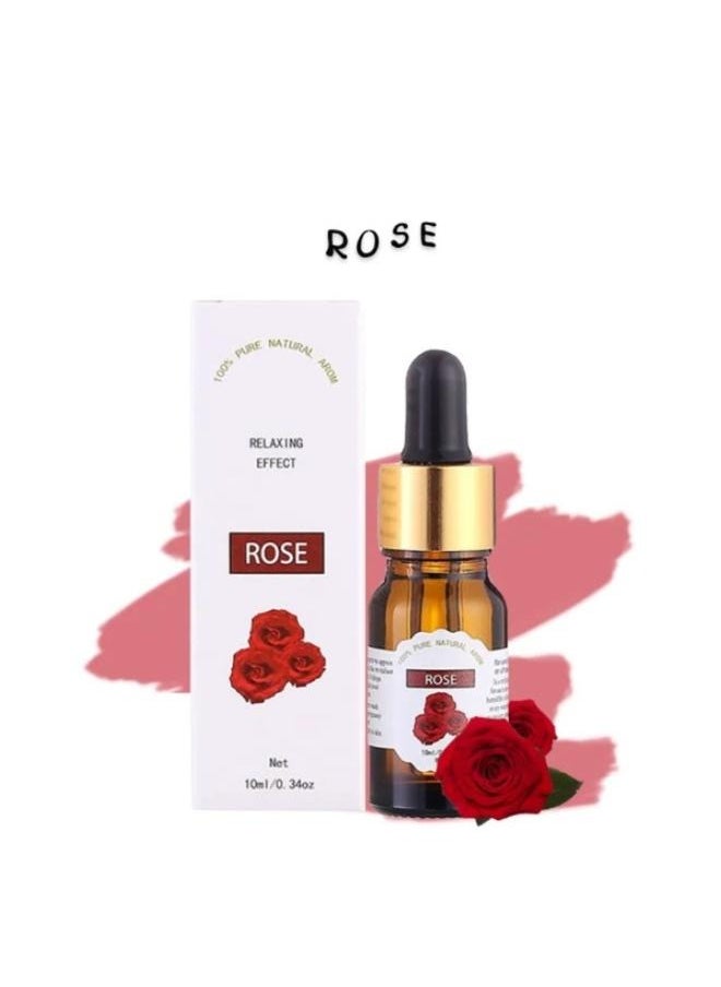 Generic 100% Pure Natural Rose Scent Essential Oil with Relaxing Effect of Humidifier and Diffuser 