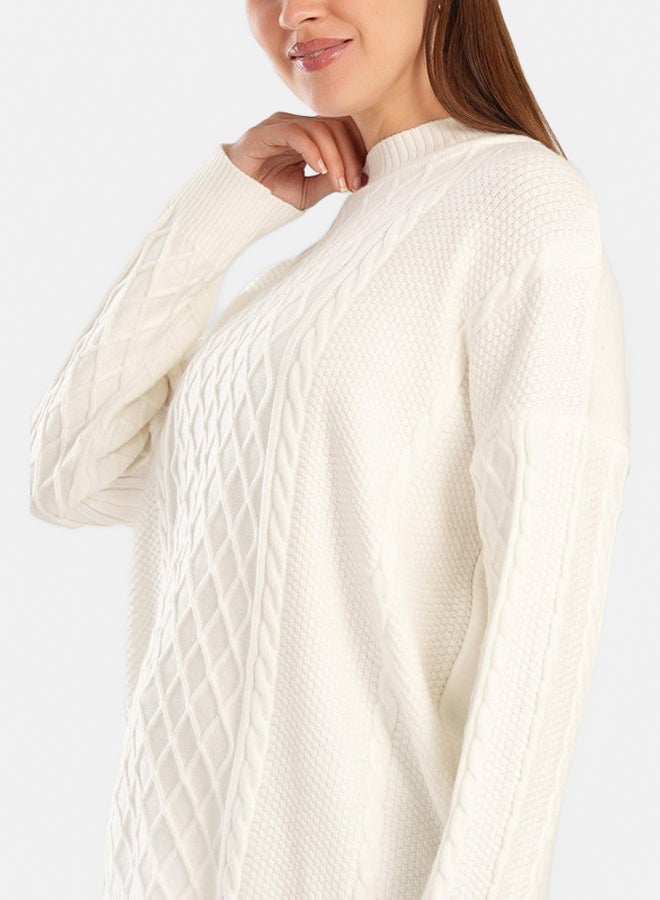 Clue High Ribbed Neck Pullover - Image 4