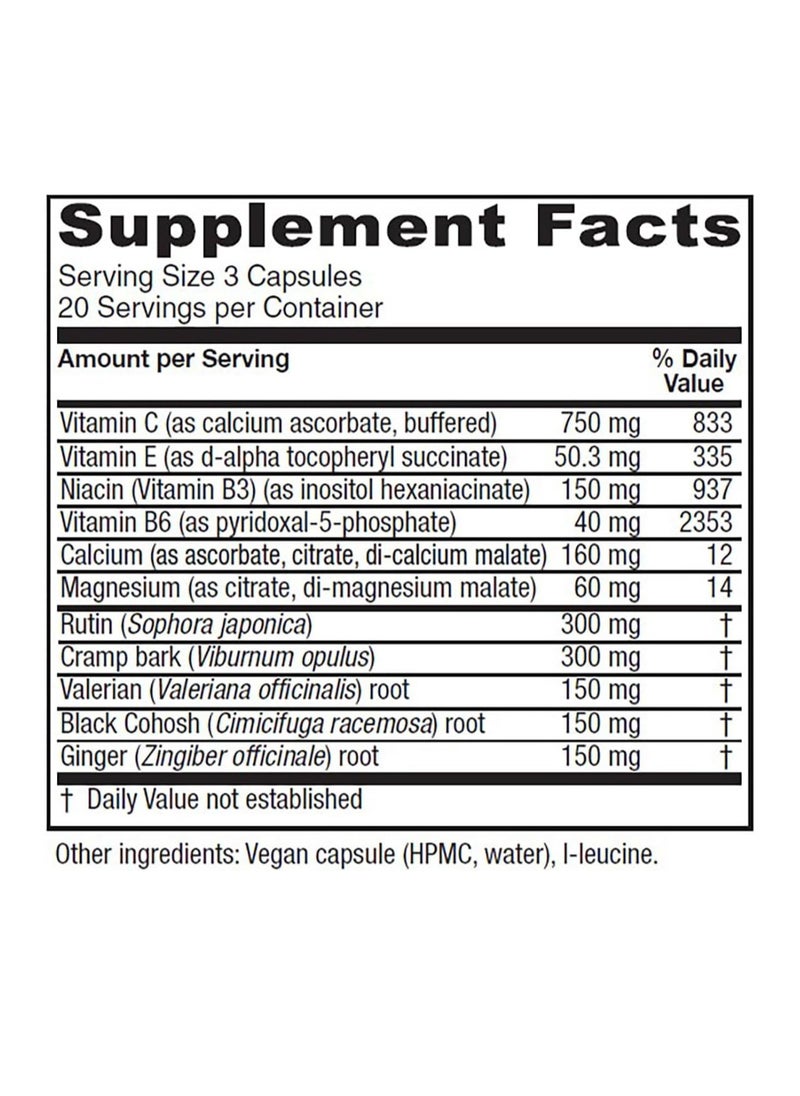 Vitanica Cramp Bark Extra 60 Capsules  - Image 2